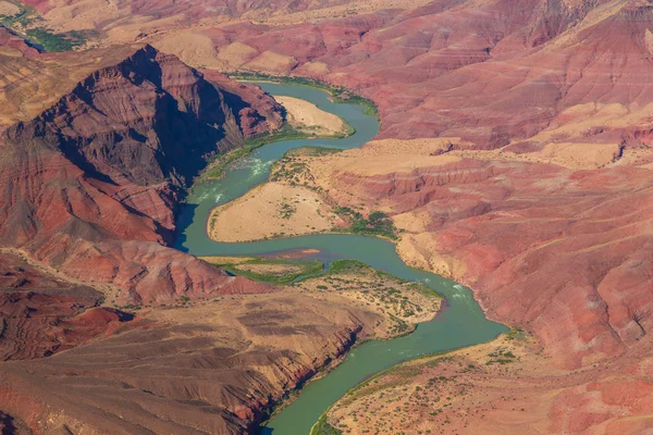 科罗拉多河在大峡谷，亚利桑那州，乌萨州. — 图库照片
