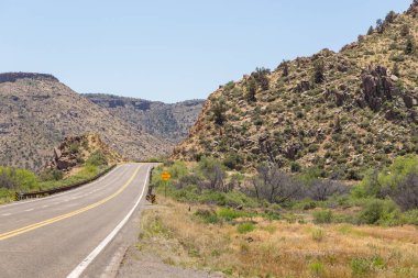 Efsanevi Route 66, Arizona, Usa manzarası.