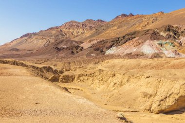 Death Valley Ulusal Parkı, Sanatçı Paleti, renkli kayalar, California, Usa.