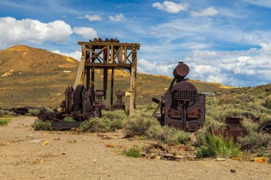 Hayalet kasaba, Bodie Eyaletleri Tarihi Parkı, Kaliforniya, Usa.