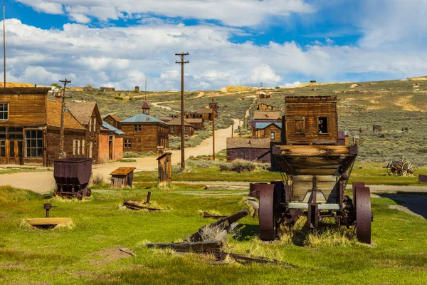 Vista Bodie Cidade Fantasma Parque Histórico Estadual Bodie Casas Madeira — Fotografia de Stock