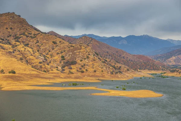 Vista Lago Kaweah Serra Nevada Área Recreação Califórnia Eua — Fotografia de Stock