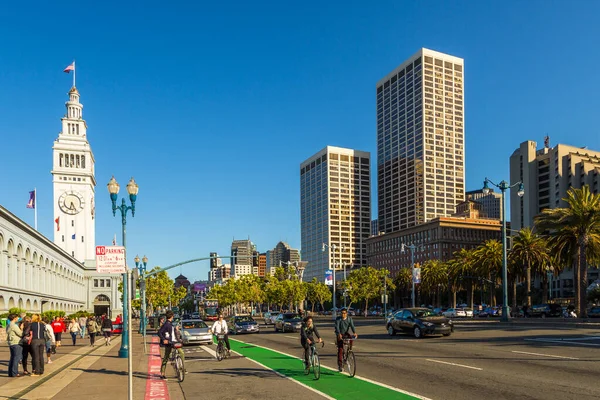San Francisco California Usa Giugno 2015 Grattacieli Lungo Embarcadero San — Foto Stock