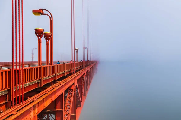 San Francisco Califórnia Eua Junho 2015 Golden Gate Bridge Nevoeiro — Fotografia de Stock