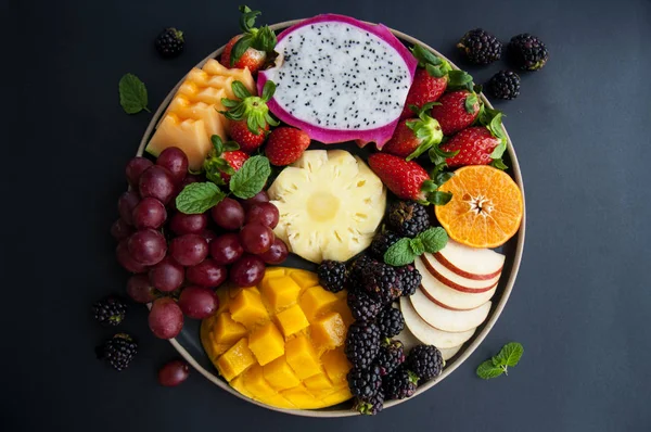 Frutti Colorati Frutti Tropicali — Foto Stock