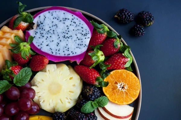 Colorful fruits, tropical fruit