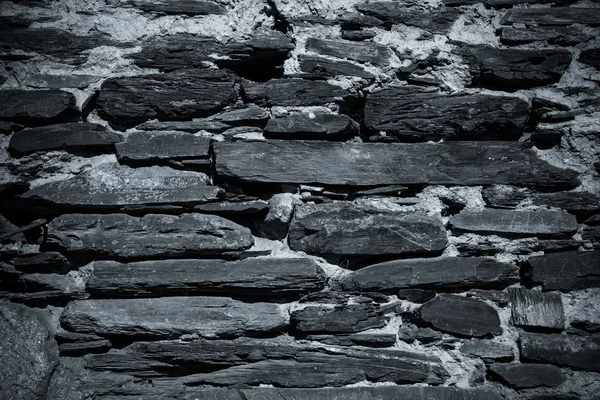 Деталь стены старинного каменного дома. Toned — стоковое фото