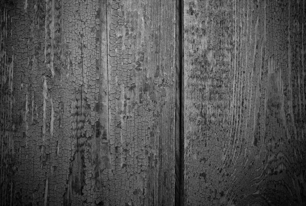 Viejos tablones de madera con pintura pelada como fondo. Tonificado — Foto de Stock