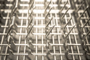 Profesyonel Mutfak bulaşık sırası kurutması için teçhizatlar metal. Seçileceği yer