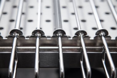 Profesyonel Mutfak bulaşık sırası kurutması için teçhizatlar metal. Seçileceği yer