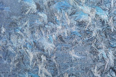 Buzlu cam güzel doğa desen. Seçici odak
