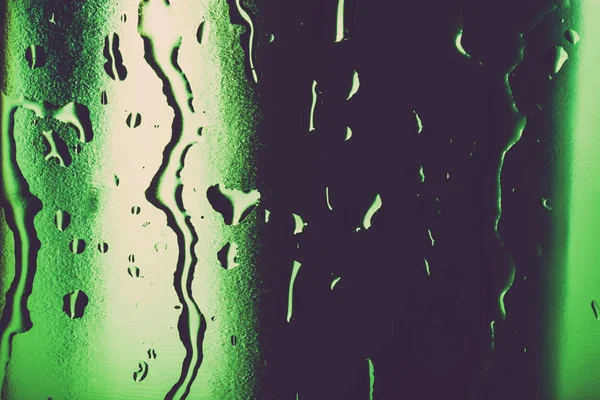 Gotas de água em cubos de gelo coloridos. Textura de fundo abstrata — Fotografia de Stock