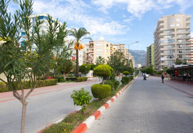 Yeşil sokak, Mahmutlar Alanya Türkiye bölgesinde