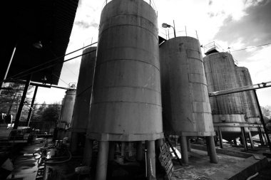 Gürcistan'daki eski şarap. Tehnologic ekipman üretim p için