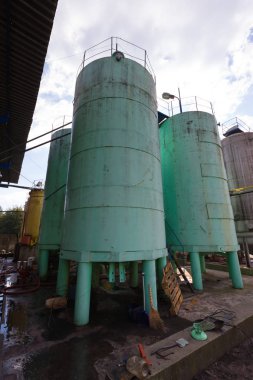 Gürcistan'daki eski şarap. Tehnologic ekipman üretim p için