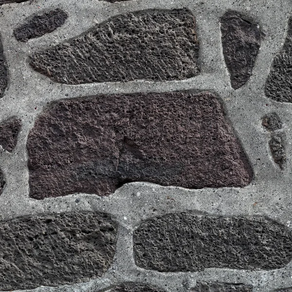 Konsistens av naturliga stenar på väggen i traditionella Island hou — Stockfoto