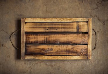 Kutusu arka plan için ahşap rustik doku el yapımı yandı. R