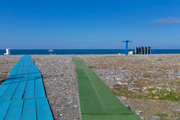 Schöne Böschung für Spaziergänge und Sport in Batumi Georgien — Stockfoto