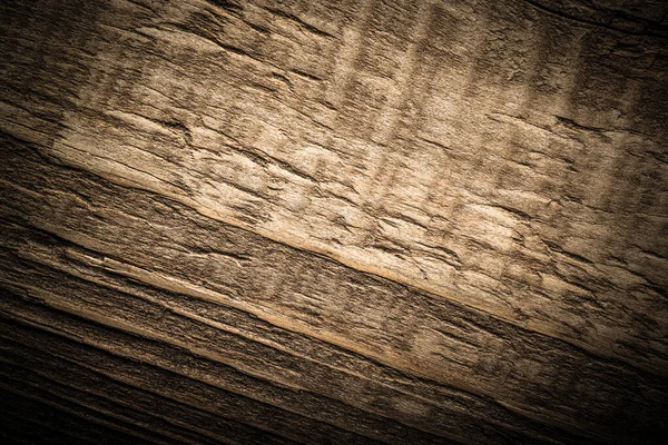 Surface of old textured wooden board for background. Toned — Stock Photo, Image