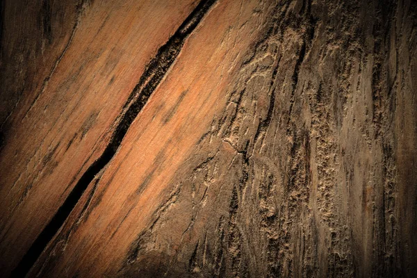 Surface of old textured wooden board for background. Toned — Stock Photo, Image