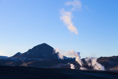 İzlanda 'nın terk edilmiş dramatik manzarası
