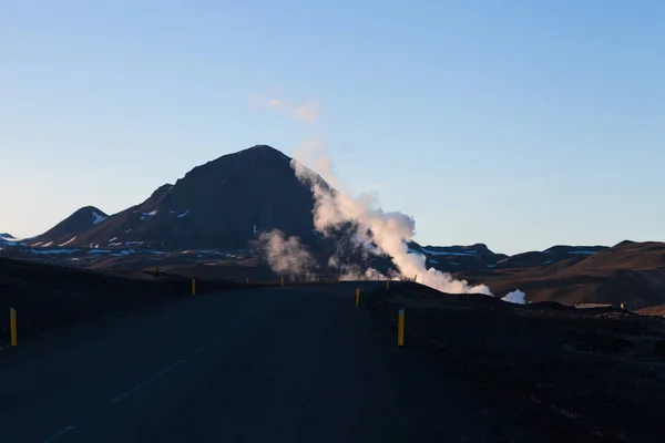 Deserta paisagem dramática da Islândia — Fotografia de Stock