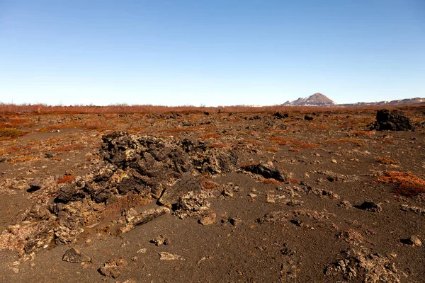 Övergivna dramatiska landskapet på Island — Stockfoto