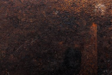 Sırt için eski metal desenli yüzeydeki pasın soyut deseni