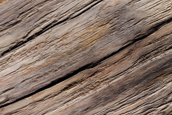 Surface of old textured wooden board for background — Stock Photo, Image