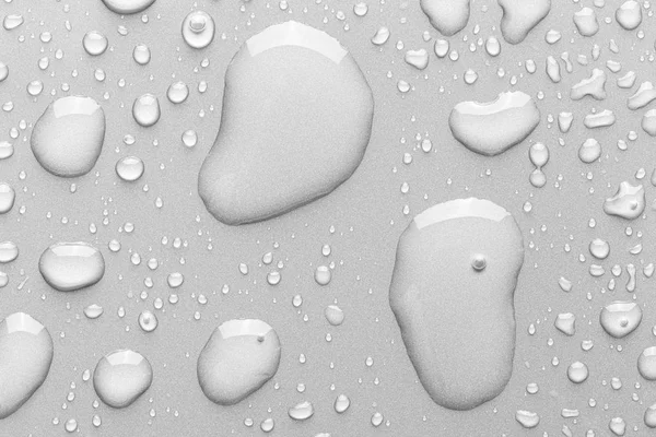 Drops of water on a color background. — Stock Photo, Image