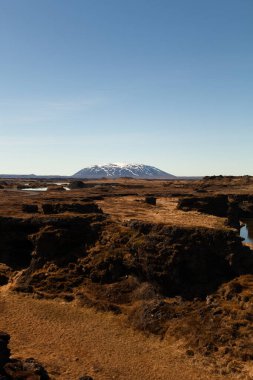 İzlanda 'nın terk edilmiş dramatik manzarası