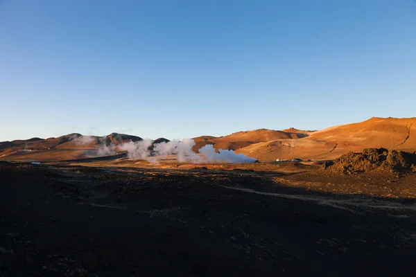 Deserta paisagem dramática da Islândia — Fotografia de Stock