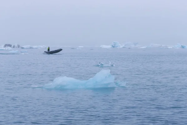 Glaciers Étranges Lagune Iceberg Jokulsarlon Sud Islande — Photo