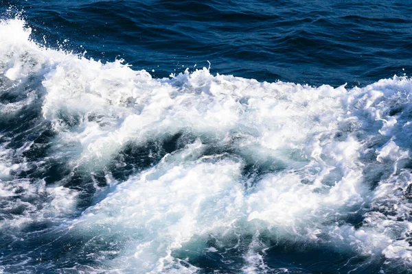 White Crest Sea Wave Selective Focus Shallow Depth Field — Stock Photo, Image