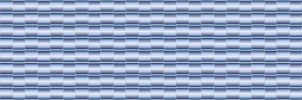 Banner background poster abstract industrial long striped checkered with lines geometric horizontal silver blue gray gradient shiny. texture of metal surface steel chrome, silk fabric, satin, textile — 스톡 사진