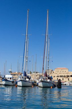 Marina Acre İsrail'in Yelkenli Yatlar demirli