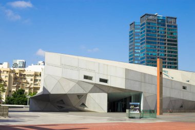 Tel Aviv Sanat Müzesi yer Herta ve Paul Amir bina. Modern 