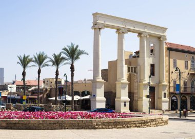 Colonnade Jaffo, Tel Aviv, İsrail eski bir parçası olarak
