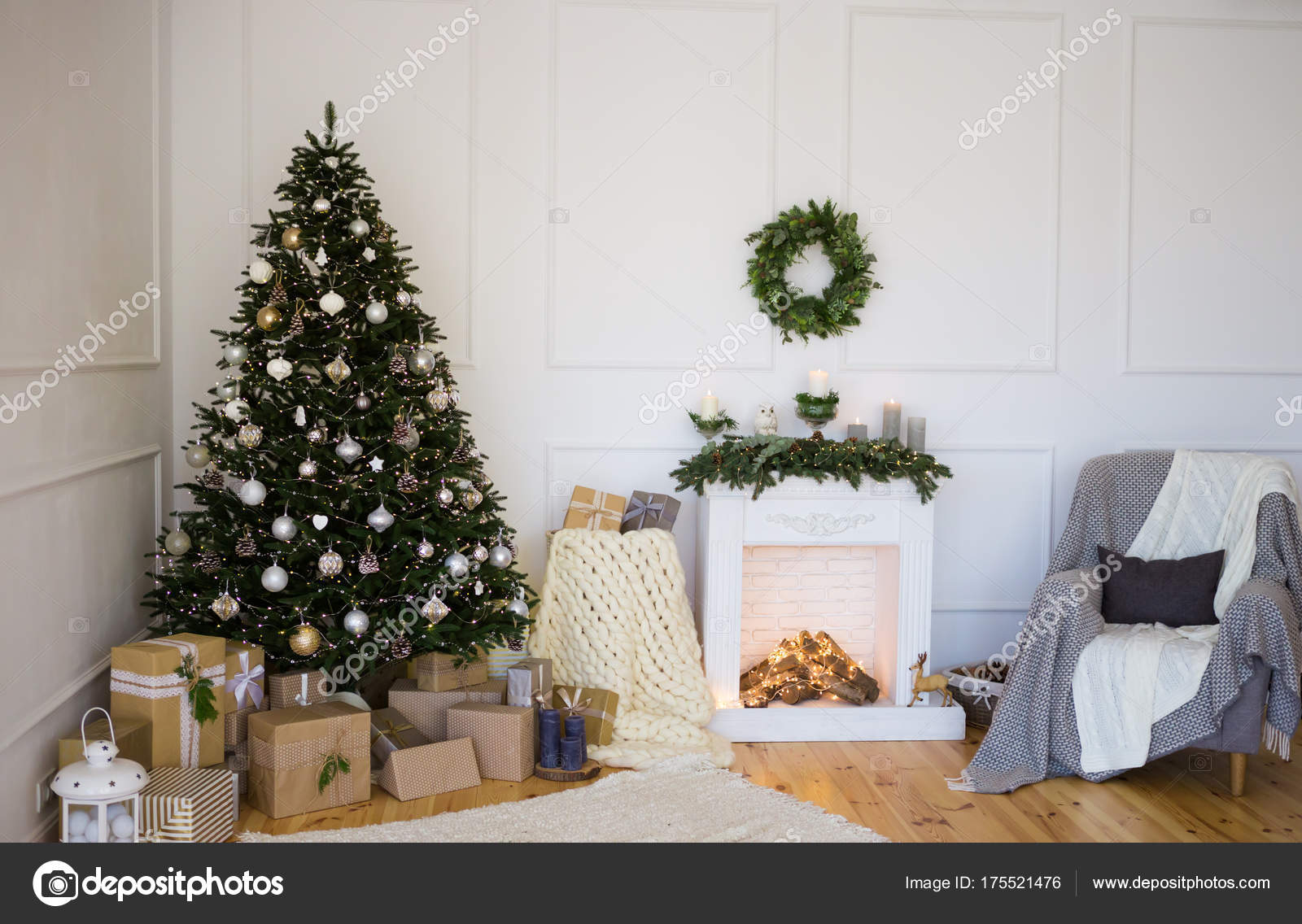 Cozy Winter Scene Home Interior Stock Photo C Nofret