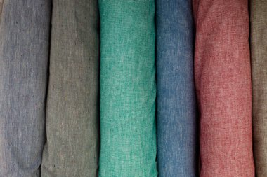 Keten kumaş pastel tonları civatalar