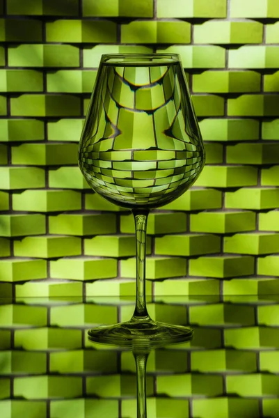 Glass Water Faces Beautiful Background — Stock Photo, Image