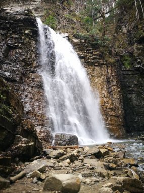 Maniavsky Falls Karpat Dağları'nda