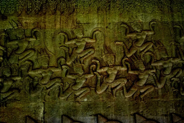 Historická budova v wat Angkor Thom Cambodia — Stock fotografie