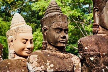 Tarihi bina Angkor wat Thom Cambodia