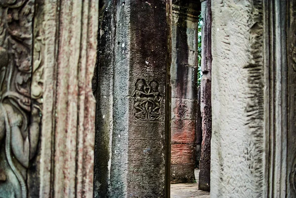 Edifício histórico em Angkor wat Thom Camboja — Fotografia de Stock