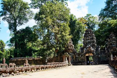 Tarihi bina Angkor wat Thom Cambodia