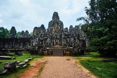 Tarihi bina Angkor wat Thom Cambodia