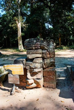 Tarihi bina Angkor wat Thom Cambodia