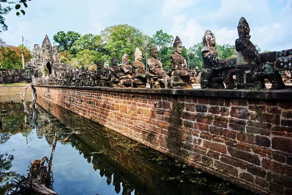 Историческое здание в Ангкор-Ват-Томе — стоковое фото