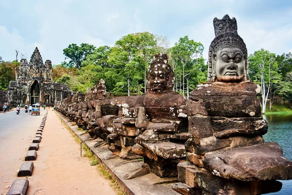 Historische gebouw in Angkor wat Thom Cambodia — Stockfoto